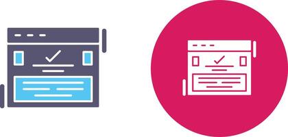 Complete Icon Design vector