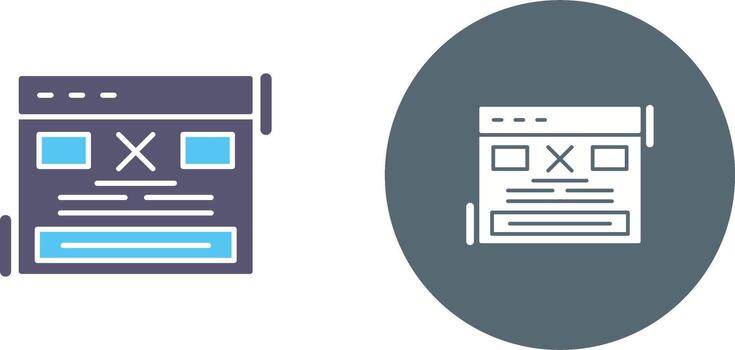 Error Icon Design vector