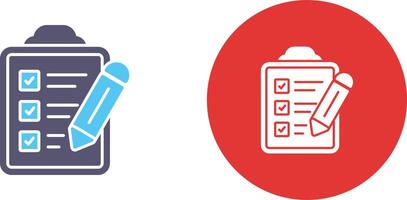Checklist Icon Design vector