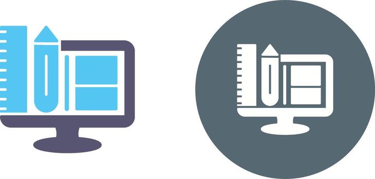 Web Design Icon Design vector