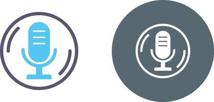 Microphone Icon Design vector