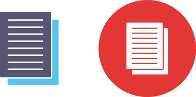 Document Icon Design vector