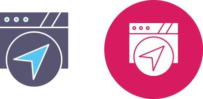 Navigation Icon Design vector