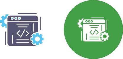 Coding Icon Design vector