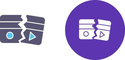 Broken Icon Design vector