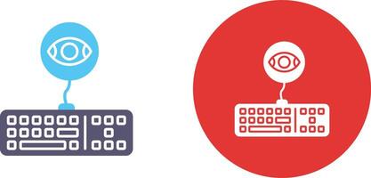 Keylogger Icon Design vector