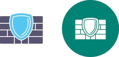 Firewall Icon Design vector