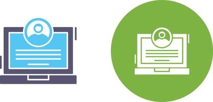 CV Icon Design vector