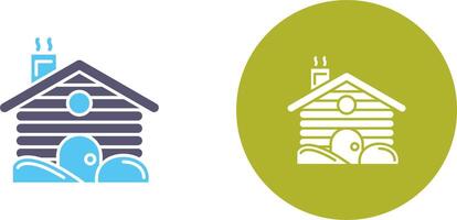 Cabin Icon Design vector