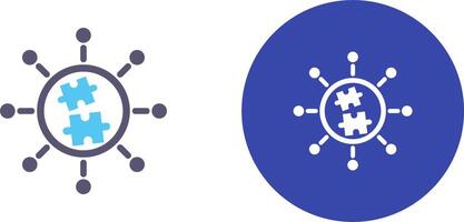 Puzzle Icon Design vector