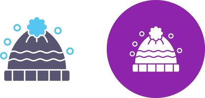 Winter Hat Icon Design vector