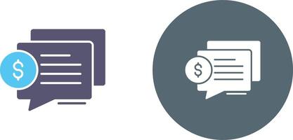 Dialog Icon Design vector