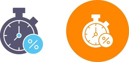 Timer Icon Design vector