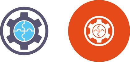 Solution Icon Design vector