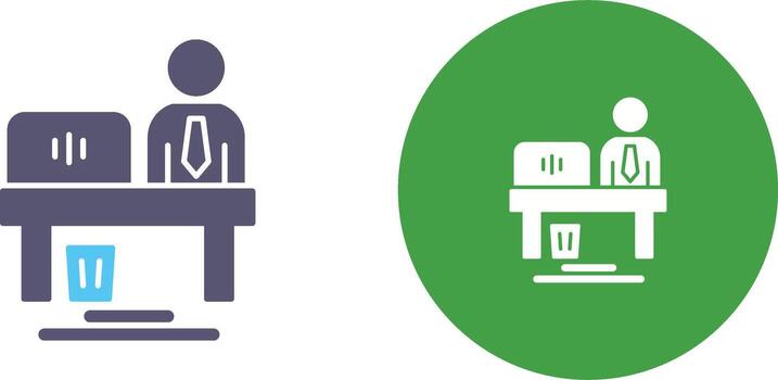 diseño de icono de trabajador vector