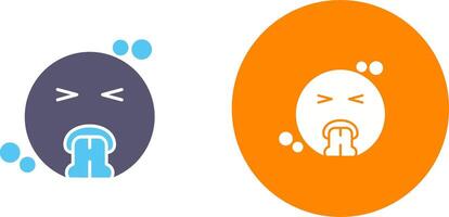 Vomit Icon Design vector