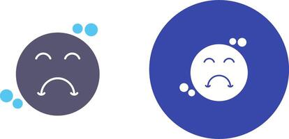 Upset Icon Design vector