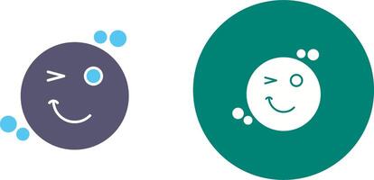 Wink Icon Design vector
