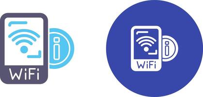 Wifi señal icono diseño vector