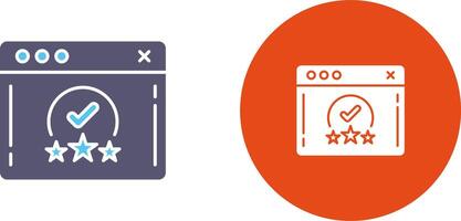 Rating Icon Design vector