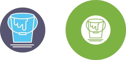 Paint Bucket Icon Design vector