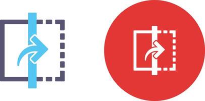 Reflect Icon Design vector