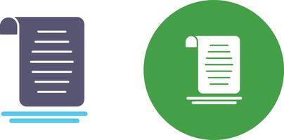 Document Icon Design vector