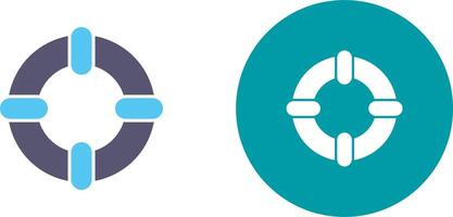 Life Saver Icon Design vector