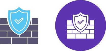 FireWall Icon Design vector