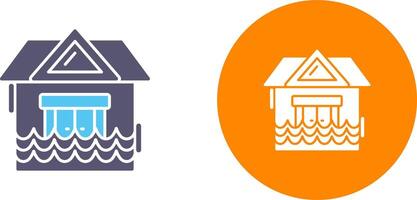 Natural Disaster Icon Design vector