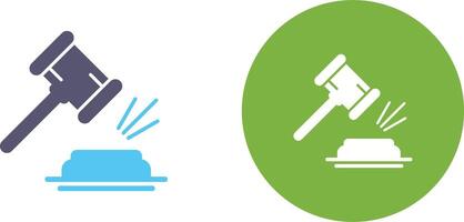 Gavel Icon Design vector
