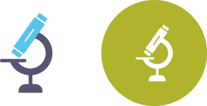 Microscope Icon Design vector