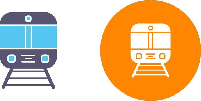 Train Icon Design vector