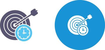 In Time Icon Design vector