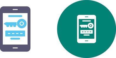 One Time Password Icon Design vector