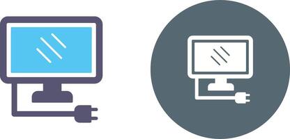 Monitor Icon Design vector