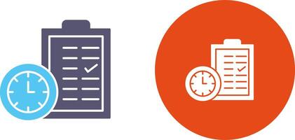 Time Planing Icon Design vector
