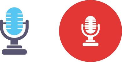 Microphone Icon Design vector