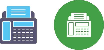 Fax Machine Icon Design vector