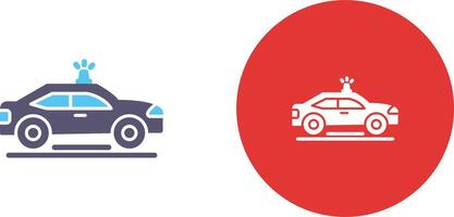 Police Car Icon Design vector