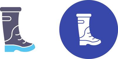 Rain Boots Icon Design vector