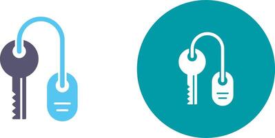 Room key Icon Design vector