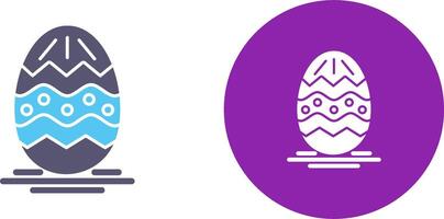 Easter Egg Icon Design vector