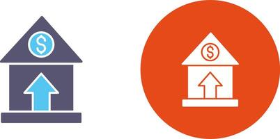 Property Value Icon Design vector