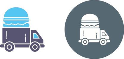 Fast Food Truck Icon Design vector