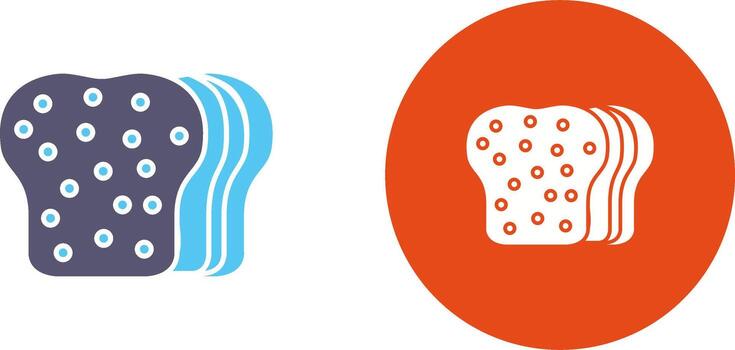 Bread Icon Design vector