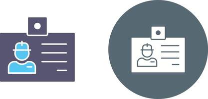 Identity Card Icon Design vector