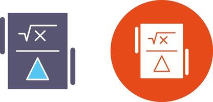 Formula Icon Design vector