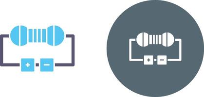 Resistor Icon Design vector