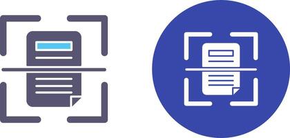 Scan Icon Design vector